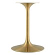 extendable table Modway Furniture Tables Gold White