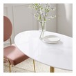 person dining set Modway Furniture Bar and Dining Tables Gold White