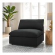 velvet swivel accent chair with ottoman set Modway Furniture Sofas and Armchairs Chairs Black