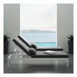 arm chairs for living room Modway Furniture Daybeds and Lounges Chairs White Charcoal
