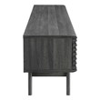 wooden console tv Modway Furniture Decor Charcoal