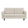 velour couches Modway Furniture Sofas and Armchairs Beige