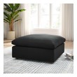 small accent ottoman Modway Furniture Sofas and Armchairs Ottomans and Benches Black