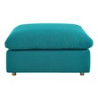 velvet long ottoman Modway Furniture Sofas and Armchairs Teal
