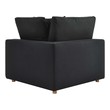 black living room chair Modway Furniture Living Room Sets Black