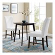 olive dining chair Modway Furniture Dining Chairs White