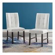 cheap farmhouse table and chairs Modway Furniture Dining Chairs White