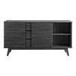 oak tv units for sale Modway Furniture Charcoal