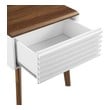 couch console table Modway Furniture Case Goods Walnut White