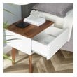 couch console table Modway Furniture Case Goods Walnut White