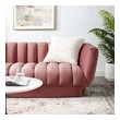 living couch Modway Furniture Sofas and Armchairs Dusty Rose