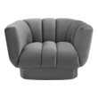 king armchair Modway Furniture Sofas and Armchairs Gray