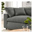 grey sleeper sofa Modway Furniture Sofas and Armchairs Gray