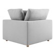 brown sofa sleeper Modway Furniture Sofas and Armchairs Light Gray