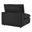 discount sectional sofas near me Modway Furniture Sofas and Armchairs Black