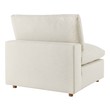 leather right facing sectional Modway Furniture Sofas and Armchairs Light Beige