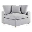 large grey sectional sofa Modway Furniture Sofas and Armchairs Light Gray