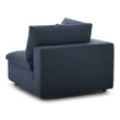 navy blue l couch Modway Furniture Sofas and Armchairs Azure