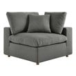 oversized sectional with chaise Modway Furniture Sofas and Armchairs Gray