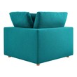 sleeper sectional blue Modway Furniture Sofas and Armchairs Teal
