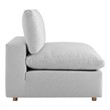 couch with pull out chaise Modway Furniture Sofas and Armchairs Light Gray