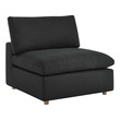 small space sectional sleeper Modway Furniture Sofas and Armchairs Black
