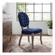 cream chairs black legs Modway Furniture Dining Chairs Navy