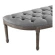 padded storage seat Modway Furniture Benches and Stools Light Gray
