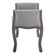 accent chair bench Modway Furniture Benches and Stools Light Gray