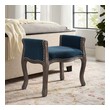gray tufted ottoman with storage Modway Furniture Benches and Stools Navy