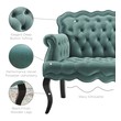 green couch with chaise Modway Furniture Sofas and Armchairs Teal