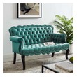 green couch with chaise Modway Furniture Sofas and Armchairs Teal