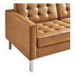 sleeper sectional couch Modway Furniture Sofas and Armchairs Sofas and Loveseat Silver Tan