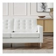 sectional couch brands Modway Furniture Sofas and Armchairs Silver White