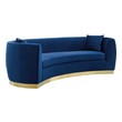 sectional and loveseat Modway Furniture Sofas and Armchairs Navy