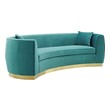 sectional with chaise sale Modway Furniture Sofas and Armchairs Teal