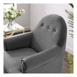 blue side chair living room Modway Furniture Sofas and Armchairs Gray