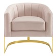 chairs for living room near me Modway Furniture Sofas and Armchairs Pink