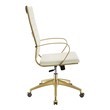very conference chair Modway Furniture Office Chairs Gold Off White