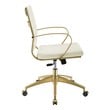 office grey chair Modway Furniture Office Chairs Office Chairs Gold Off White