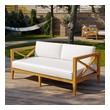ikea small sectional sleeper Modway Furniture Daybeds and Lounges Natural White
