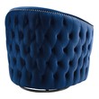 accent chair with stool Modway Furniture Sofas and Armchairs Navy