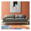 love couch sectional Modway Furniture Sofas and Armchairs Gray