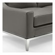 black and white accent chair with ottoman Modway Furniture Sofas and Armchairs Gray
