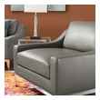 black and white accent chair with ottoman Modway Furniture Sofas and Armchairs Gray
