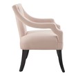 velvet wing back chair Modway Furniture Sofas and Armchairs Pink