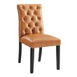 upholstered dining room chairs Modway Furniture Dining Chairs Tan