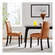 upholstered dining room chairs Modway Furniture Dining Chairs Tan
