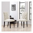 leaf table and chairs Modway Furniture Dining Chairs Beige