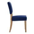 cream and walnut dining chairs Modway Furniture Dining Chairs Navy